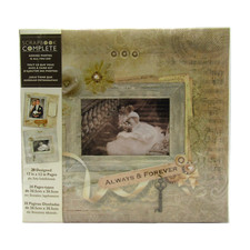NEW Tapestry Wedding Album Scrapbook 20 12x12 Designed Pages Plus Embellishments