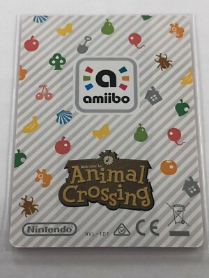 Amiibo Card - Nintendo - Animal Crossing - Serena - #014 - Used