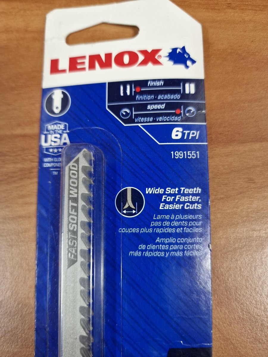 LENOX Tools Carbide Tipped Jig Saw Blade – T-Shank, 4-Inch, 6 TPI, For Fast Cutting In Hard Materials - View #8