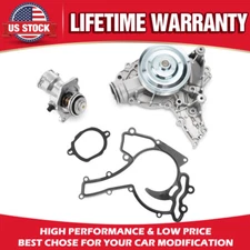 Water Pump Kit & Thermostat Housing for 06-11 Mercedes-Benz C350 E350 ML350 R350
