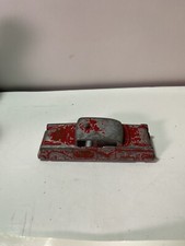 Vintage Midgetoy Red Police Car Metal 1940s Made In USA 187