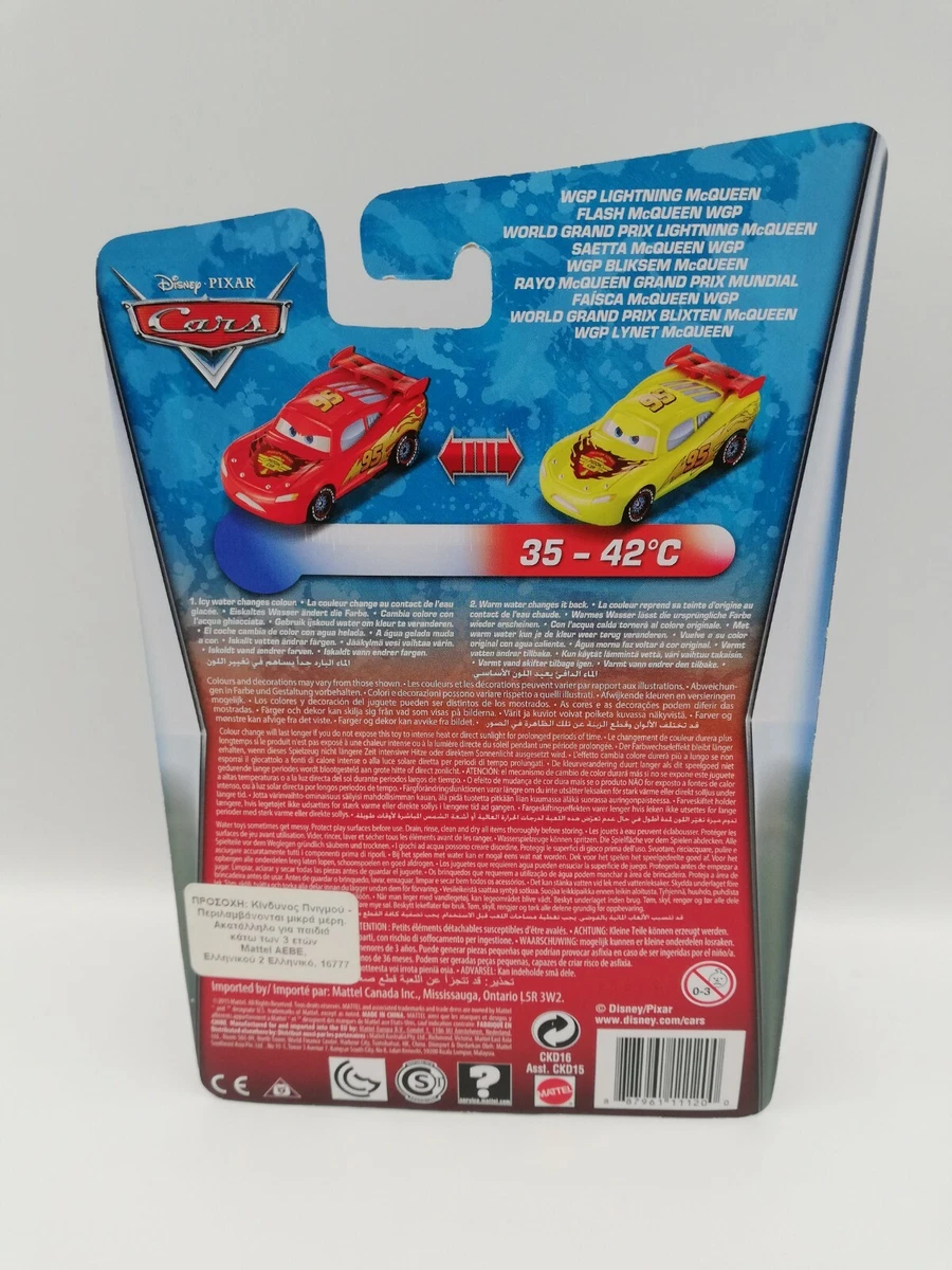Disney CARS Color Colour Changers WGP Lightning McQueen 1 55 scale car 2 in 1