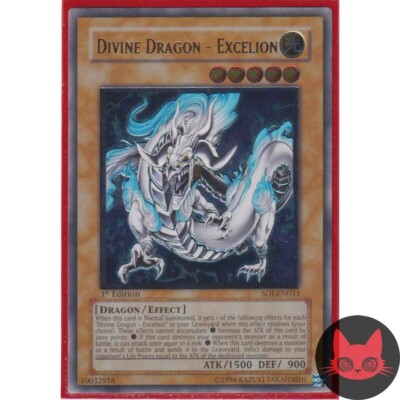 Yugioh Göttlicher Drache - Excelion SOI-DE033 Ultimate Rare 1. Auflage NM
