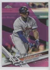 2017 Topps Chrome Pink Refractor Justin Upton #154 2k3