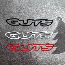 1pc Guts Text Stickers Waterproof Vinyl Decals For Vehicles