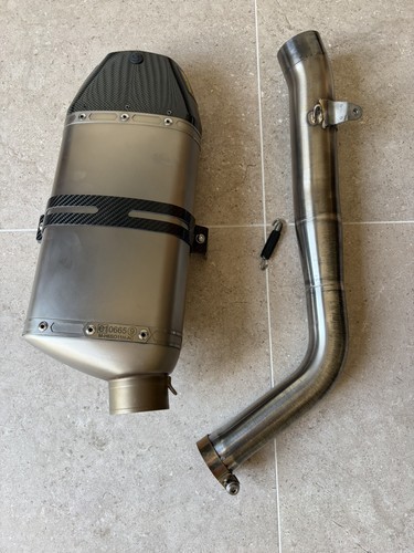 Honda CBR600RR 2007 - 2011 Akrapovic Carbon/Titanium End Can