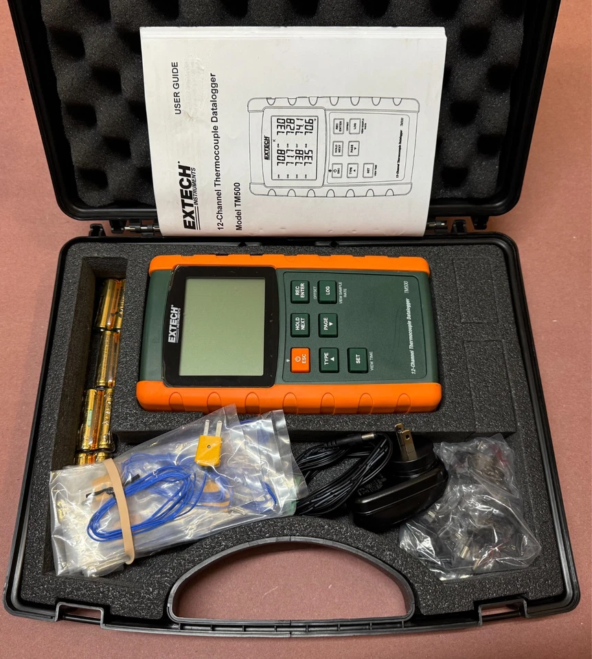 Extech TM500 - 12-Channel Datalogging Thermometer - Image 2 of 4