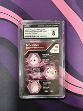 Pokemon Jigglypuff Evo 2016 Kelloggs India Promo Evolution Index Card XY CGC 8