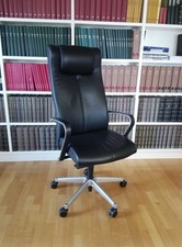 Bürosessel Leder, Bequem und Stattlich, Schreibtischstuhl, Chefsessel