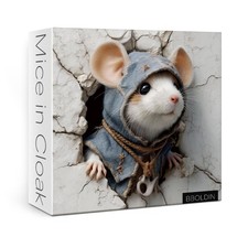 Funny Mouse Puzzles for Adults 1000 Pieces, Cute Animal Art Jigsaw Puzzles, C...