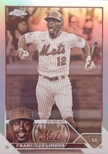 2023 Topps Chrome #142 Francisco Lindor Sepia Refractor