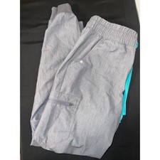 FIGS Technical Collection Heather Gray Jogger Scrub Pants Womens Medium
