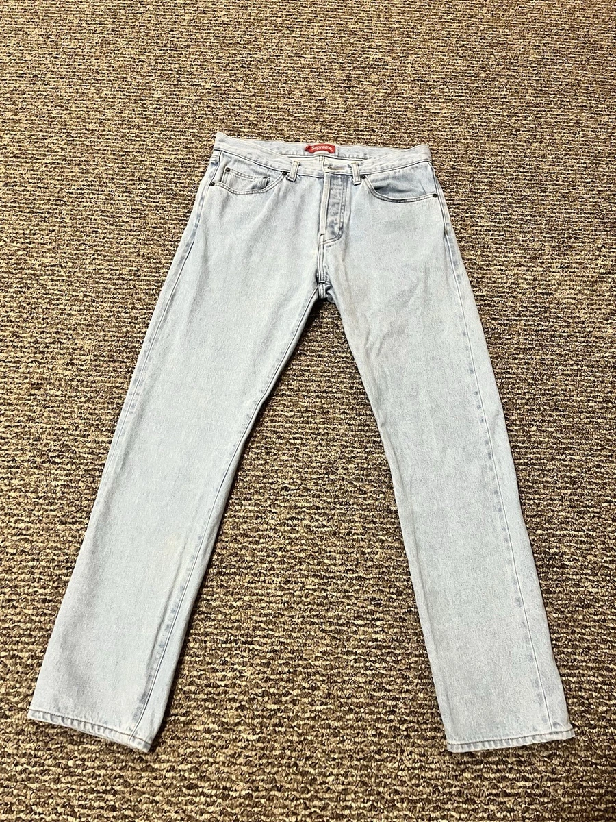 パンツ Supreme Regular Jean Bleached 32 Supreme Regular Jean (FW20) - $148