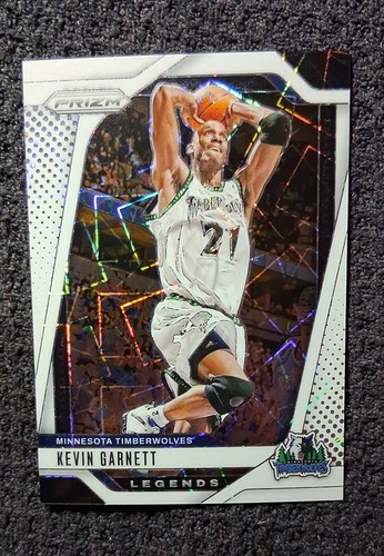 2024-25 Panini Prizm - Legends Kevin Garnett #283 White Lazer Prizm /275