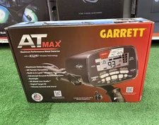Garrett AT Max Metal Detector 1142060 + Z-Lynk Wireless Headphones NEW / Sealed