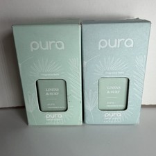 Pura Smart Plug In Diffuser Scent Refill 0.33oz Linens Surf Lot Of 2