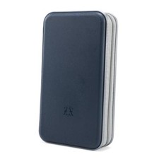 CD Case Hard Plastic Organizer Wallet for Car  CD DVD 96 Capacity Dark Blue