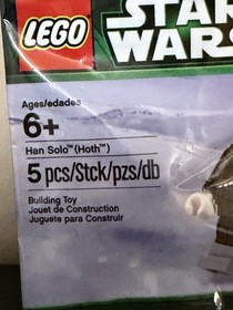 NEW 2013 RETIRED Lego Star Wars 5001621 Han Solo (Hoth) Polybag Set