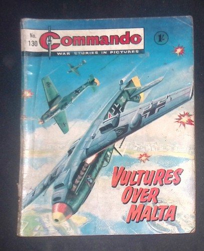 Commando #130 Silver Age D.C. Thompson Comic G
