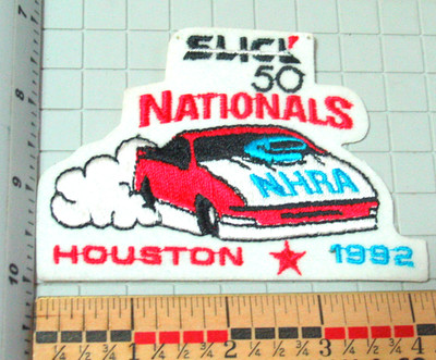 1992 Slick 50 Nationals NHRA Auto Racing Patch