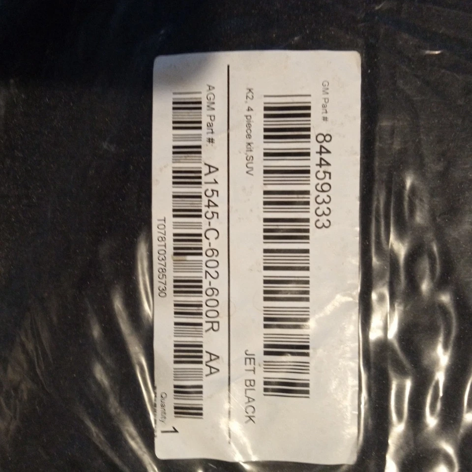 Chevy Tahoe Suburban GMC Yukon XL 2015-2020 Cadillac Escalade OEM alfombrillas negras nuevas Foto 2 de 3