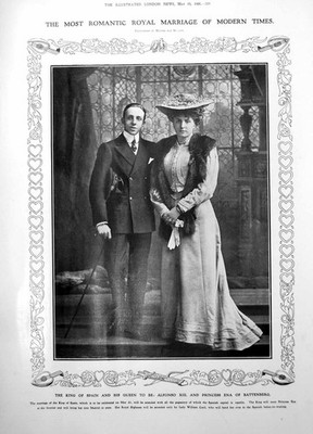 Old King Spain Princess Ena Ladies Golf Burnham Home Ex King Dahomey1906 20th