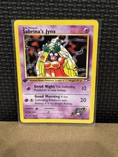 2000 Pokémon Gym Heroes - 1st Edition - Sabrina’s Jynx 59/132 - Ungraded on eBay
