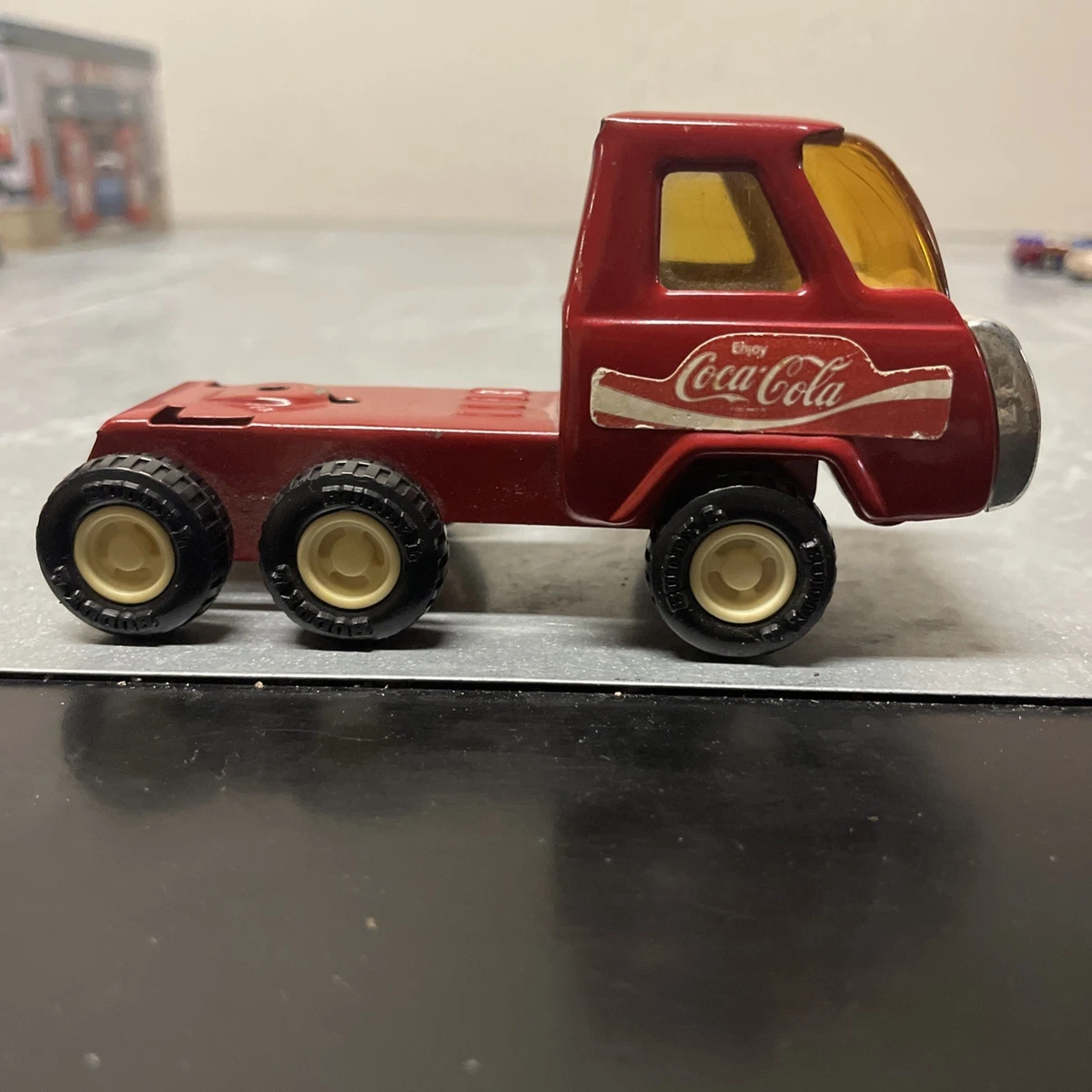 コカコーラ★ビンテージ 爆レア BUDDY L デリバリートラック 60s Vintage Buddy L car transporter – ca. 1960s/70s – Japan | €40