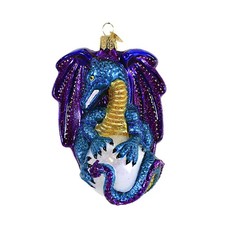 Old World Christmas Fantasy Dragon Tree Ornament Mythical Creature