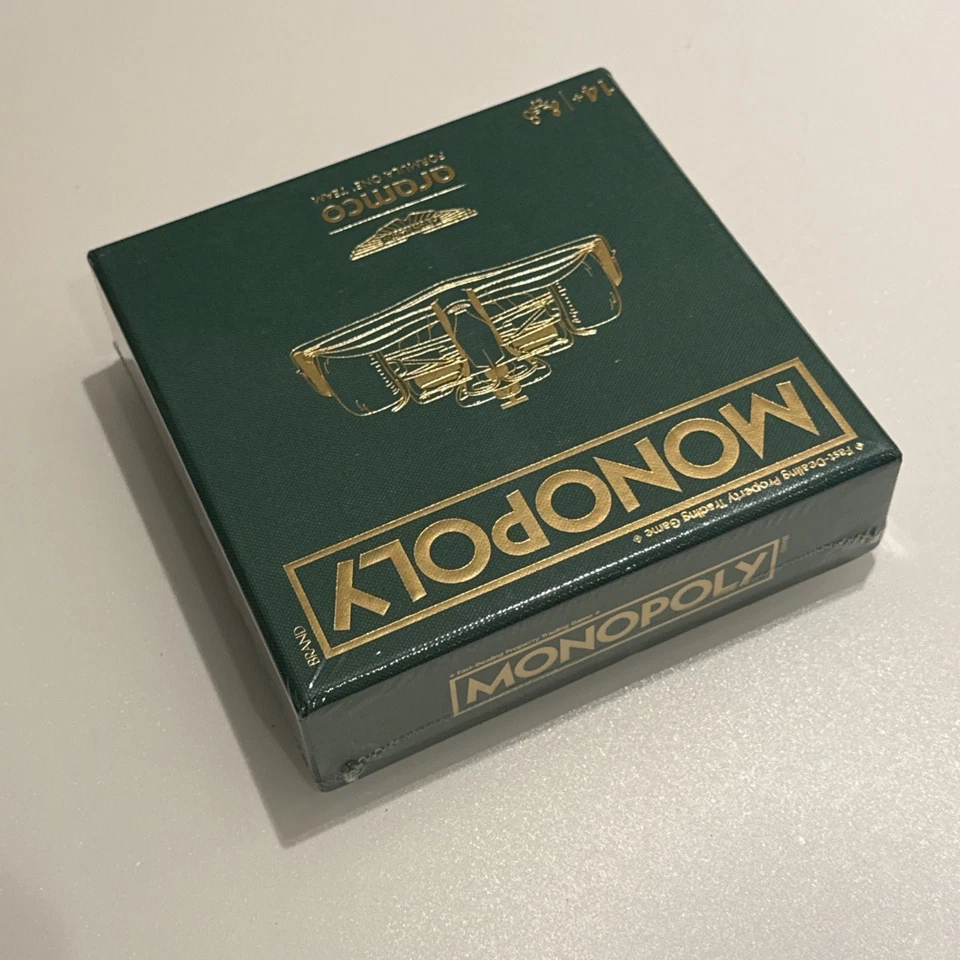 RARE Travel Monopoly Aramco Aston Martin Formula One PROMO - Sealed F1 Fan Gift - Image 3 of 4