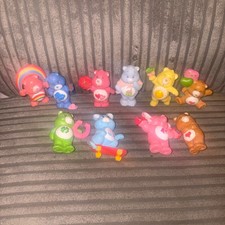 Vintage Care Bears 1980's Bundle Lot Figures 1983 / 84 Small 2 Inch X 10