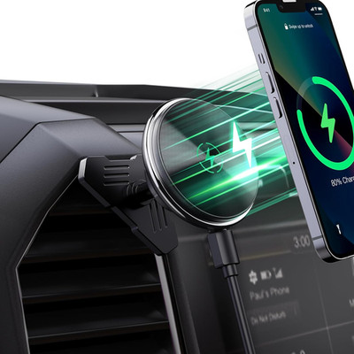 Wireless Charger Magnetic Vent Phone Mount Compatible with 2015-2020 Ford F-150,