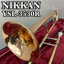 YAMAHA YSL-3530R Tenor Trombone Musical instrument USED With Case JP