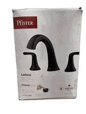 Pfister Ladera 8 in. Widespread Double Handle Bathroom Faucet in Matte Black