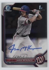 2022 Bowman Draft Chrome Draft Pick Auto Jared McKenzie #CDA-JM Auto 5d5