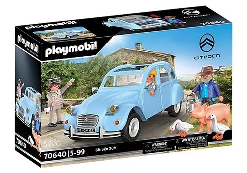 PLAYMOBIL 70640 2 CV CITROEN Voiture Vintage Gendarme Animaux NEUF OVP