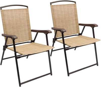 #ad Patio Folding Chair Deck Sling Chair Camping Garden Pool Beach Using Chairs $86.99