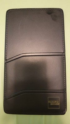 American Express Double Pocket Check Restaurant Bill Server Book Black Lot Of 37
