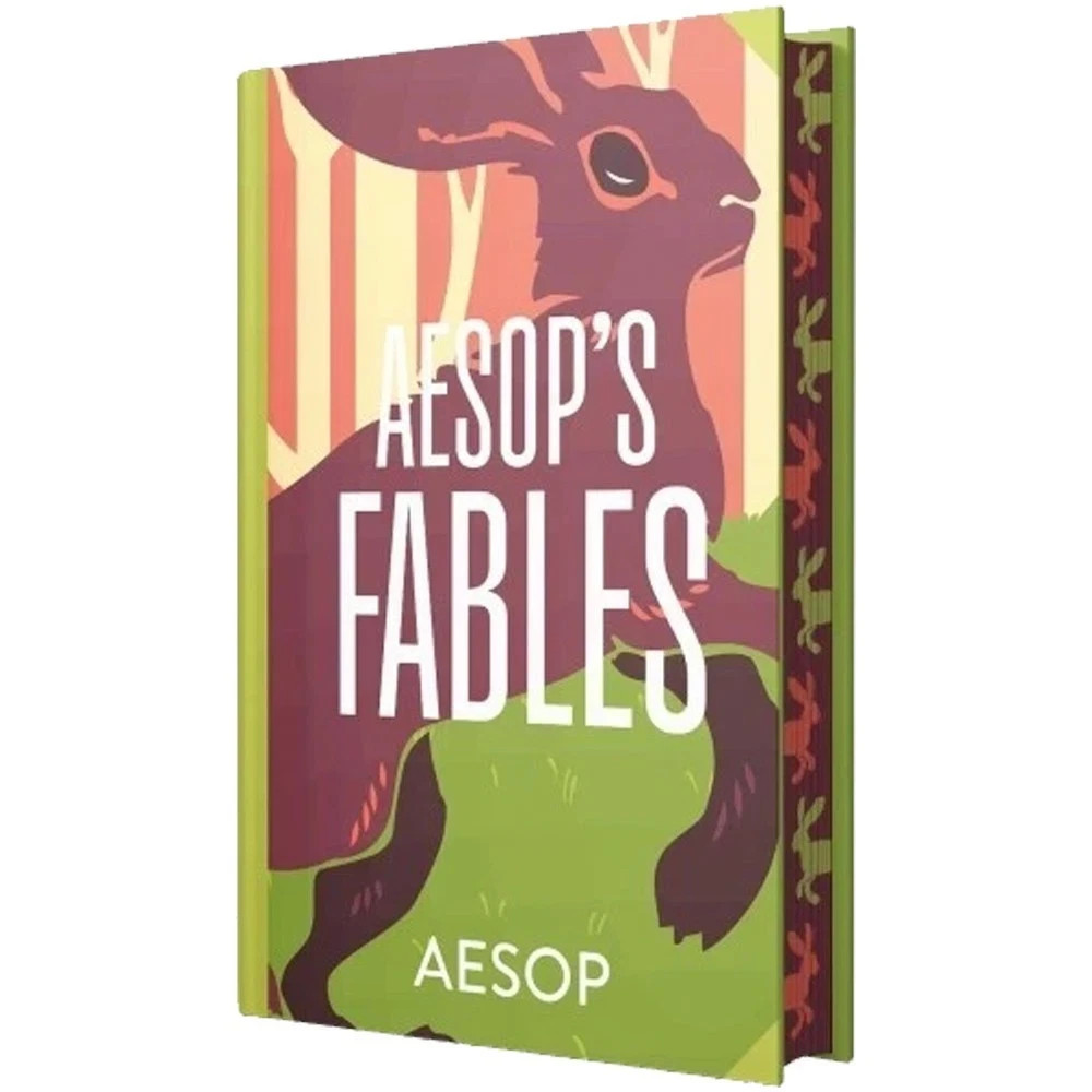 B&Q - Aesop's Fables By Aesop (Deluxe Hardback Sprayed Edge Edition) - Image 2