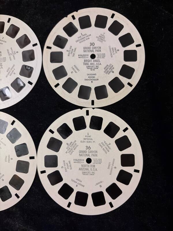 Grand Canyon National Park  * 6 Viewmaster Reels * Bargain See it