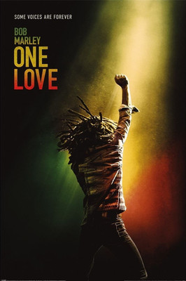 BOB MARLEY POSTER SOME VOICES ARE FOREVER ONE LOVE