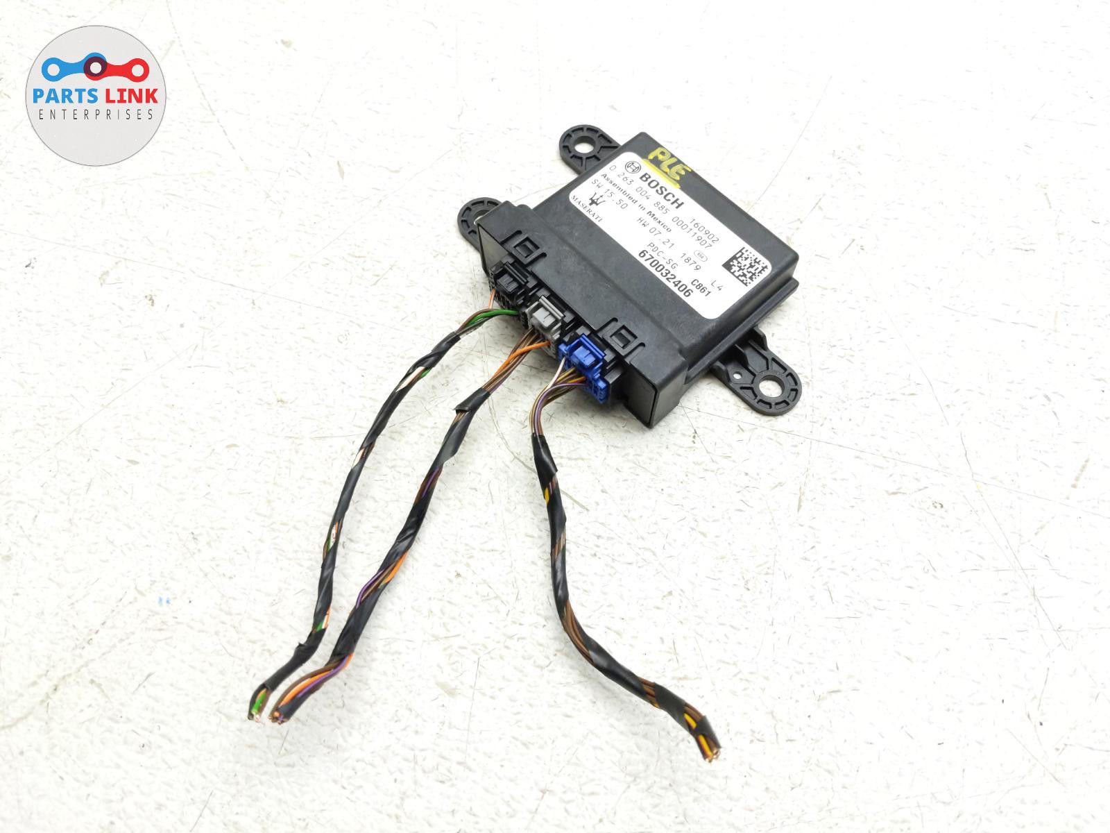 17-20 MASERATI LEVANTE SQ4 RIGHT QUARTER PARK ASSIST PDC CONTROL MODULE UNIT ECU