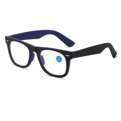 Anti Blaulicht Lesebrille Übergröße dickes Gestell Herren Damen +1,0-3,5 UK