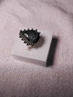 Labradorite Ring with Lovely Blue Flash. Tibetan Silver Mount.    Size 7.75 — photo 5