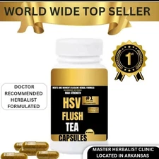 TARGETED HERPES SPECIALIST-DR.SEBI DR.YAHKI INSPIRED 30 HSV FLUSH CAPSULES 