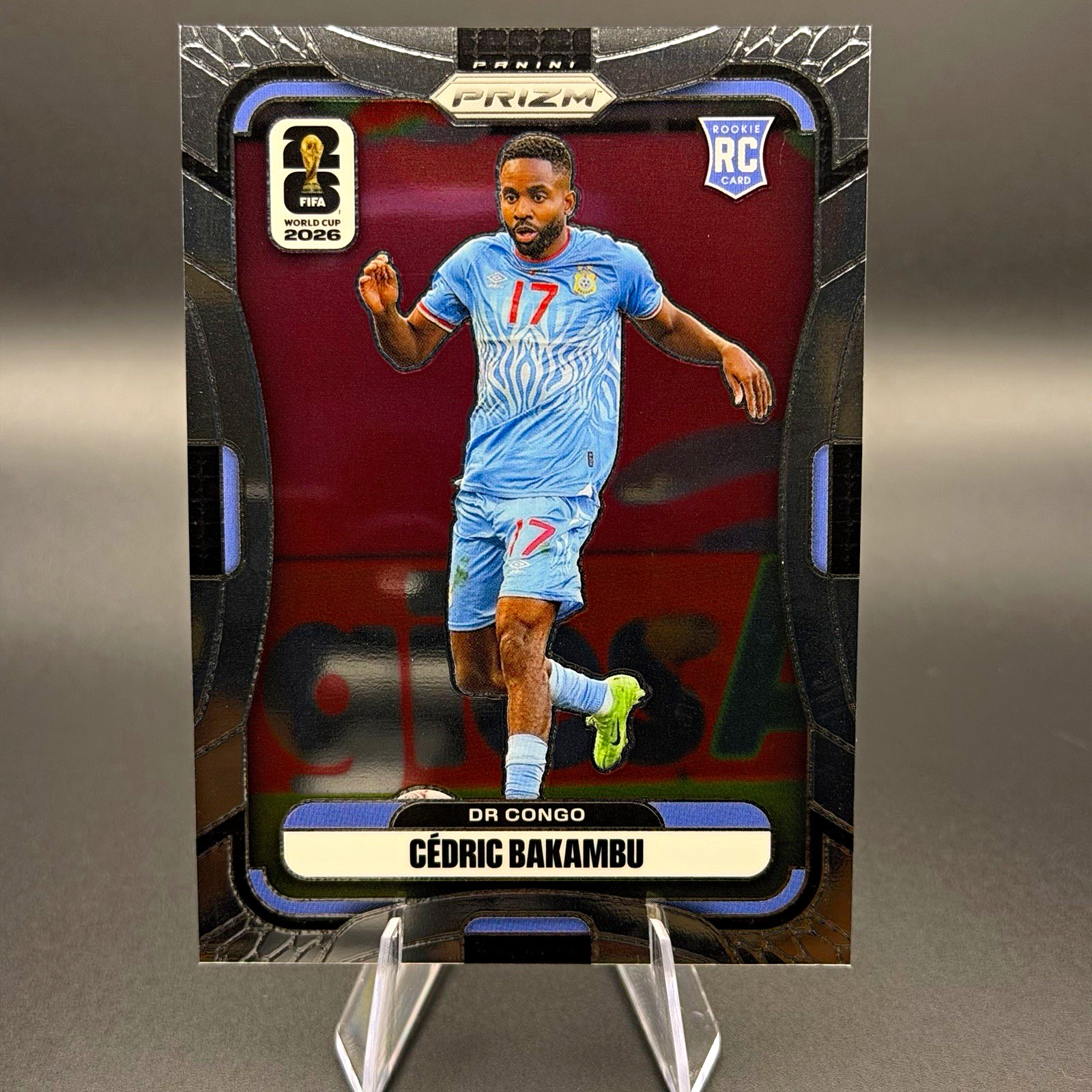 2026 Panini Prizm FIFA World Cup - Cedric Bakambu #464 DR Congo Rookie RC