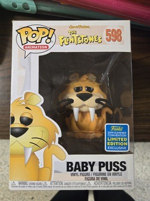 Funko Pop! Baby Puss The Flintstones #598 2019 Summer Con Exclusive See Pics