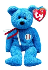 Ty Beanie Baby - ADDISON the Baseball Bear (8.5 Inch) MWMTs Stuffed Animal Toy