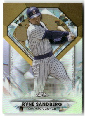 2022 Topps Chrome Update #DGC-58 Ryne Sandberg Diamond Greats Refractor