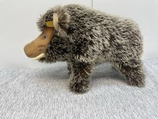 Vintage Steiff Warthog Wild Boar Coarse Hair Original Paper Tags Germany